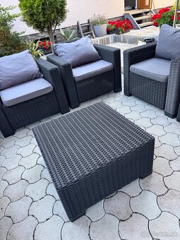 záhradné ratanové sedenie – komplet set - 4