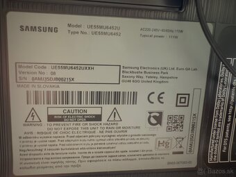 Predám TV Samsung UE55MU6452 + Soundbar - 4