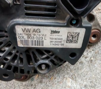 alternator VW, Škoda,  VALEO TG14C043, repas - 4