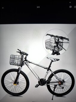 Skladací košík na bicykel, kolobežku. - 4