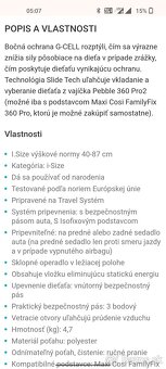 Maxi Cosi Pebble 360 Pro a podstavec Isofix - 4