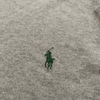 Polo Ralph Lauren 100% merino wool sivý vlnený sveter XL - 4