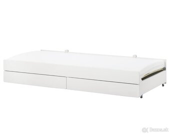 Predám rozkladaciu posteľ so šuflíkmi Ikea 90x200 - 4