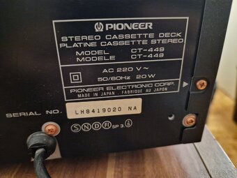 Predam Pioneer deck CT-449 - 4