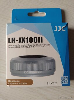 Fujifilm X100 séria - slnečná clona (JJC) - strieborná - 4