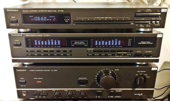 Zostava TECHNICS tuner, equalizer, zosilnovac, CD, deck= B01 - 4