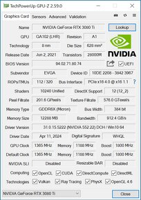 NVIDIA EVGA GeForce RTX 3080TI FTW3 Ultra - 4