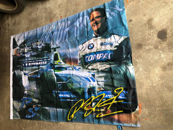 BMW Ralf Schumacher vlajka, zástava - 4