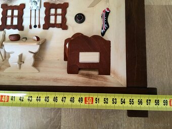 Drevený obraz slovenská izba, kuchyňa NOVÉ - 4