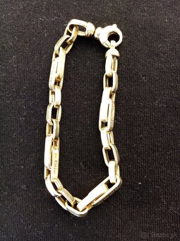 Zlatá retiazka +náramok - 4