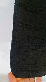 Čierna sukňa s čipkou Camaïeu - 4