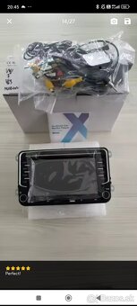 Android autorádio + predná a zadná kamera – komplet set VW/Š - 4