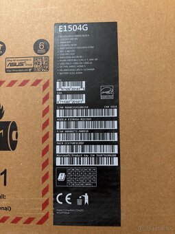 Predám notebook Asus E1504G, NOVÝ - 4