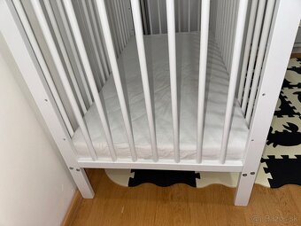 Biela detska postielka 60x120 - 4