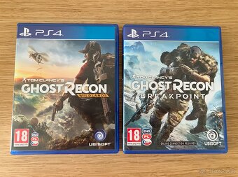 Hry PS4 - RDR 2, Far Cry, Metro, Ghost Recon, Uncharted 4 - 4