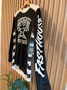 Dres Fasthouse, Grindhouse Akuma Jersey - Black - 4