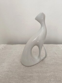 Royal dux mačka brusel porcelánová soška - 4