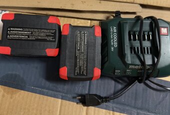 Metabo baterie 5.2Ah 18v plus nabijacka - 4