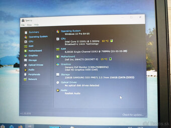 notebook Dell E5550 - Core i5-5300u, 8GB, 256GB SSD, W10 - 4