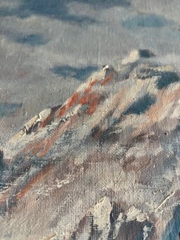 Obraz M.Kohút Vysoké Tatry 1968, olej na plátně 115x90 - 4