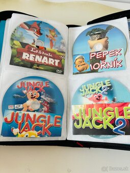 56 ks DVD s rozprávkami, všetko originály aj s HAMA obalom - 4