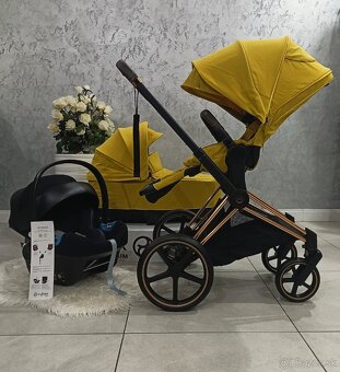 LUXUSNÁ TROJKOMBINÁCIA CYBEX ROSEGOLD PLATINUM YELLOW - 4