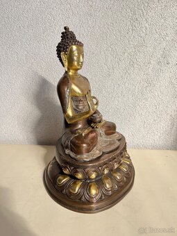 Bronz socha Budha 33cm 4900g - 4