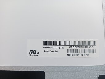 predám 15.6" LED SLIM displej , 30pin eDP , LP156WHU - 4