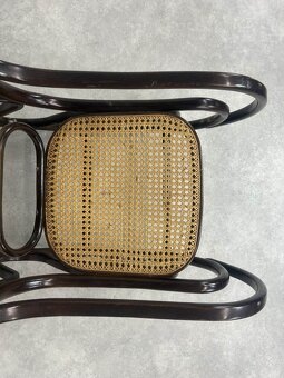 Hojdacie Kreslo Thonet s ratanovým výpletom - 4