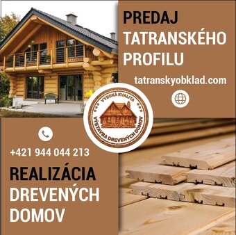 €2Palubovky,drevené laty,tatranský profil - 4