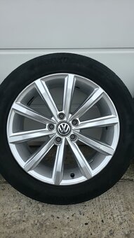 VW Passat B8 5x112 r17, letné pneu. 215/55 R17 - 4