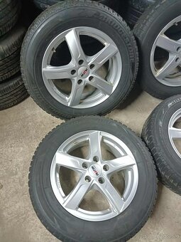 ❄️zimné 4ks alu disky 5x112 r16 pneu 215/60 r16 - 4