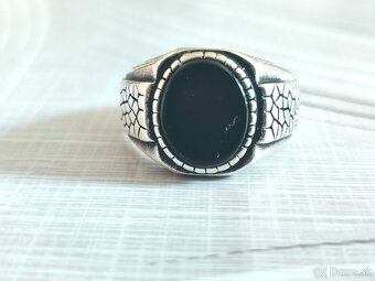 Pansky strieborny pecatny prsten 925/1000 - 4