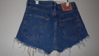 Džínsové kraťasy "LEVIS" + darujem k nim topánky Hilfiger - 4