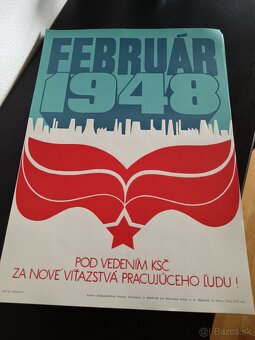Predám staré plagáty Február 1948, - 4