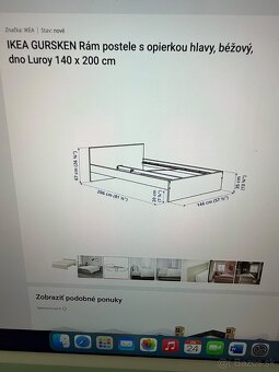 Postel 140x200 IKEA - 4