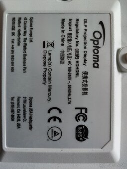 Projektor Optoma HD26 FullHD 3D DLP - 4