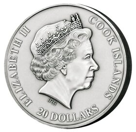 ST PETERS BASILICA 4-vrstvová strieborná minca 20 $ Cookove - 4