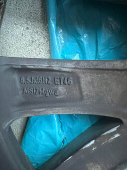 Predám letnú sadu 205/55R16 s diskami 6,5Jx16 - 4