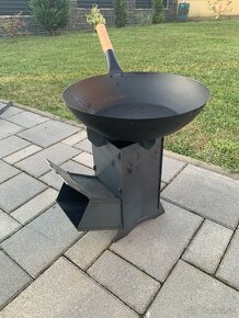 Skladacia turbo raketová pec na záhradu - 4