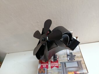 5 lopatkovy krbovy ventilator stove fan 40€ - 4