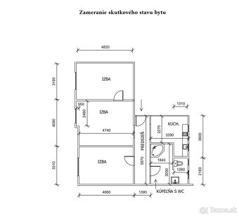 Predaj 3 izbový byt Košice I. Staré mesto Svätoplukova ul. - 4