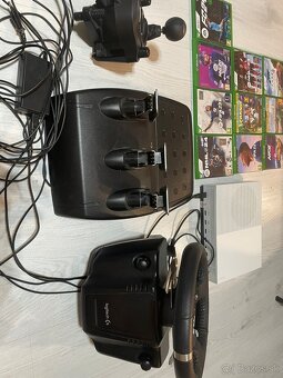 XBOX ONE 500GB, 2 ovládače+ volant Logitech+ 10 hier - 4