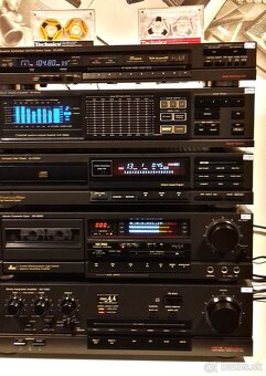 Zostava TECHNICS A04 tuner, equalizer, CD, deck, zosilnovac - 4