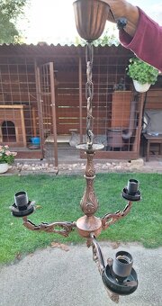 Starý medený luster - 4