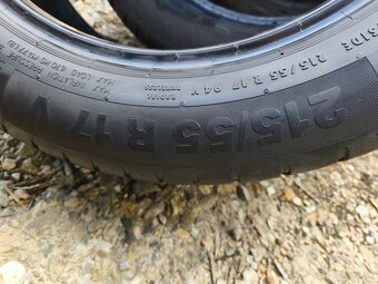 Predám pneumatiky Continental conticocontact 215/55 r17 - 4