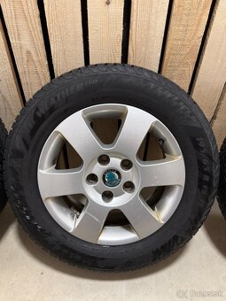 Disky Škoda + celoročné pneu 195/65 R15 - 4