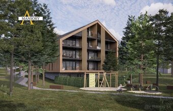 Na predaj luxusný 2-izbový byt A43 v Tatranskej Štrbe o výme - 4