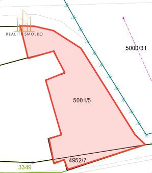 Predaj pozemku v Humennom, 1.271m2 - 4