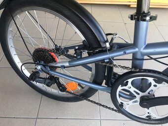 Skladací bicykel TILT 120 sivý - 4
